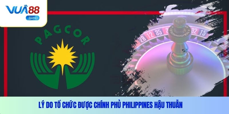 Giấy Phép PAGCOR Vua88: Bằng Chứng Pháp Lý Cho Sự Uy Tín 2 Lý do tổ chức được chính phủ Philippines hậu thuẫn