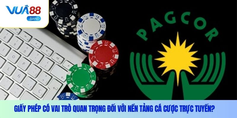 Giấy Phép PAGCOR Vua88: Bằng Chứng Pháp Lý Cho Sự Uy Tín 3 Giấy phép có vai trò quan trọng đối với nền tảng cá cược trực tuyến?